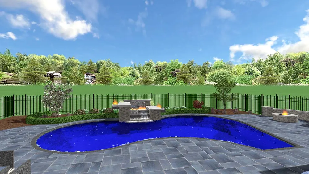 Pool Surrounds: design example